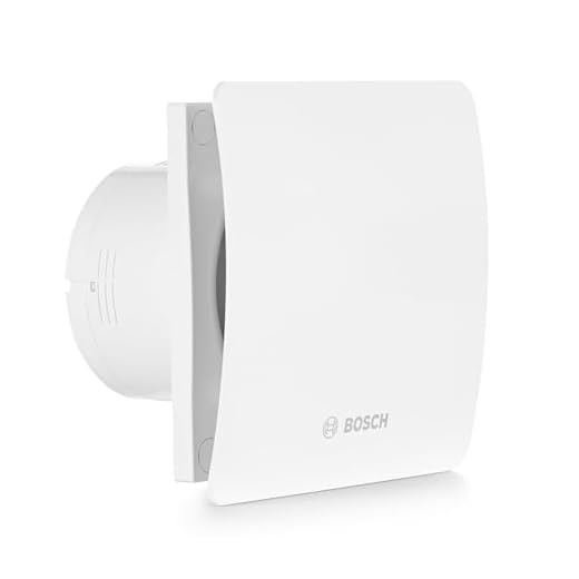 Bosch Thermotechnik Badlüfter Fan 1500 100mm Durchmesser, mit Lichtschalter-Aktivierung zur Decken- und Wandmontage inkl. Schrauben und Dübel, 5 Jahre Produktgarantie, weiß