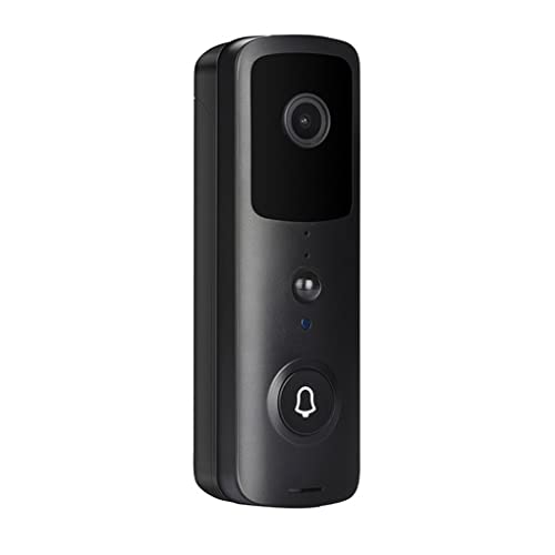 XUSIJAKQ1 Campainha de vídeo inteligente Wi-Fi a bateria de segurança doméstica sem fio campainha, P