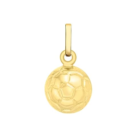 Carissima Gold 9ct Yellow Gold Football Pendant Cover