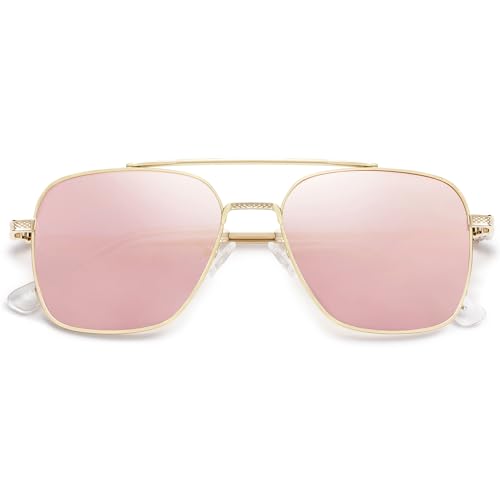 SOJOS Aviator Sunglasses for Men WomensTrendy Designer Shades SJ1232