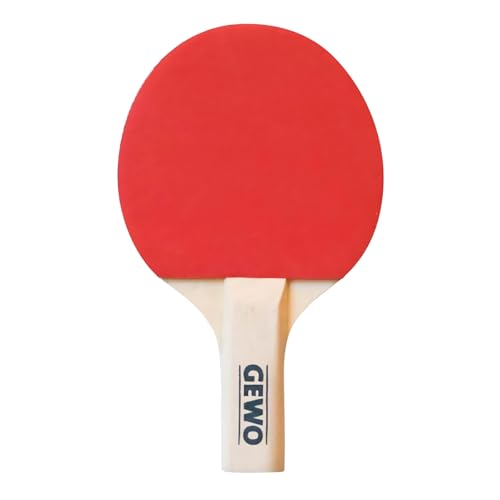 GEWO Mini Raquette de Tennis de Table avec poignée réduite et Lame de Raquette pour s'amuser – Raquette complète légère avec revêtement intérieur à Picots...