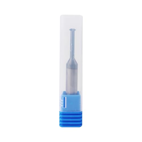 Image of 14-40 TPI Single Pitch 3 /8in Solid Carbide Thread end Mill, 0.290in Cutting Diameter, Necked to Thread 0.875in Deep, 4 Flute Bits Tool for Medium Hardness Steel, Brass, Iron