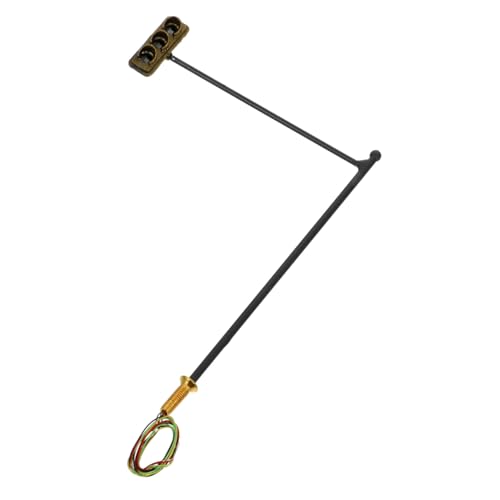 Angoily Micro Landscape Light Ornament Mini House Supply Train Light Railroad Decor