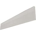 Ekena Millwork BMRSS1C0100X010X192UN Thickness 1-Sided Rough Sawn Endurathane Faux Wood Beam Plank, Factory Prepped