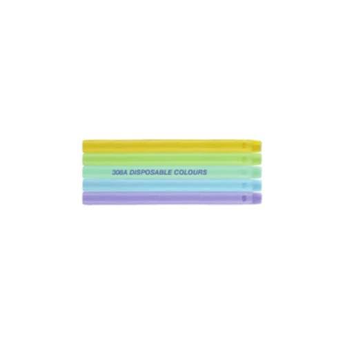 Premium Plus ONE308A-B Vented 'S' Cut Oral Evacuation Tips Assorted Colors 1000/Pk