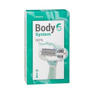 Maquinilla depilación recargable Body System 6 hojas Caja 1 ud.