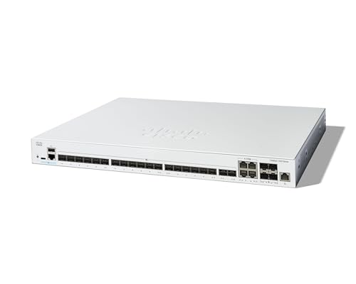 Image of Cisco Catalyst 1300-24XS Managed Switch, 20 Port 10G SFP+, 4x10GE SFP+ Combo, Limited Lifetime Protection (C1300-24XS)