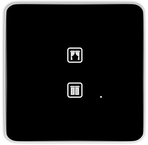 Image of Smart Switch Board (WiFi + Remote) (White) (2M Size) for Curtains /Blinds /Gates | 3 Year Warranty | Works with SmartLife App, Alexa, Google, Siri | Glass Touch