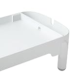 F Fityle Feeder Ständer Automatische Feeder -Ständer liefert Nicht schlau, einfach zu verwendend zu verwendend zu verwenden, verstellbare Heide für Katzen für, Weiß