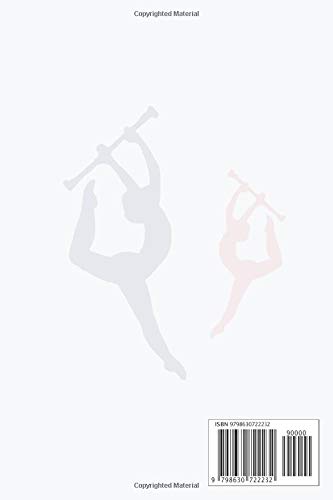 I love baton twirling, my notebook: journal/100 lined pages with different design inside , size 6 x 9 Inches, baton twirling notebook - Image 2