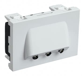 legrand 673036 - skirting light with white led - 3 module