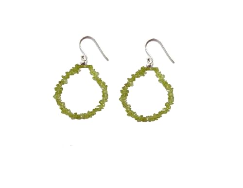 Péridot bijoux tendance faits à la main style bohème chic