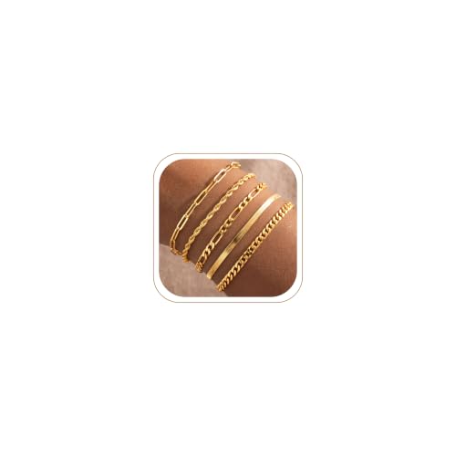 DEARMAY Gold Bracelets (5-Pack)