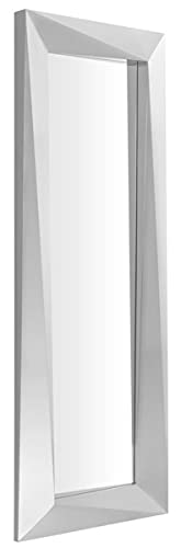 Casa Padrino Espejo de Lujo Pared Plata Espejo 80 x H. 220 cm – Calidad de Lujo