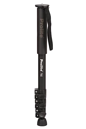 Prolite Monopod 780 Plus | Lightweight, Heavy-Duty & Portable | for DSLR, Video Camera, Mobile, GoPro | Adjustable Height 1.7Ft to 6Ft | Load Capacity 12kg