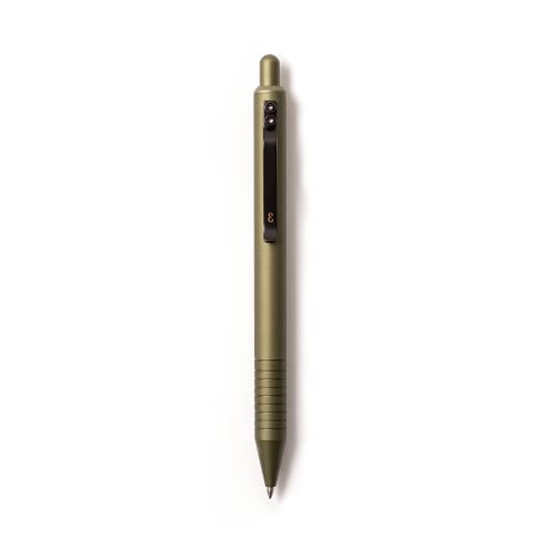 Everyman New Super Matte Od Green Grafton, Luxury Writing Edc Aluminum Pen With Premium Gel Ink, Office, Business, Executive Gift #TOP1
