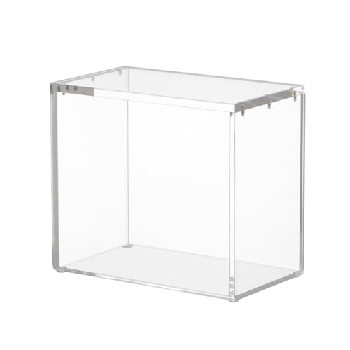 Ytwehela Acryl Box für Booster Boxen Mittel Querformat Schutzbox mit Magnetischem Verschluss Display Aufbewahrung für Kartenspielpakete 15 3x9x13 4cm