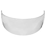 Kisangel Visière Droite Claire pour Casque de Hockey sur Glace Protection Anti-buée et A...