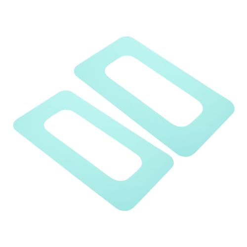 YARNOW 2pcs Paddle Fin Box Patch Light Green Surfboard Accessory for Quick Replacement and Secure Connection Durable Design Compatible with Various Sup Models and Enhances Control