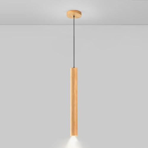 Barre lumineuse suspendue à grain style ferme pour décoration escalier