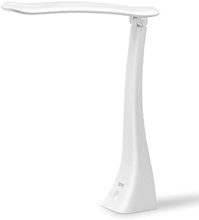 August LEC210 - LED Lamp with Adjustable Brightness and Rechargeable Battery - USB Desk Light with 24 LED Bulbs - Touch Sensitive Control - White