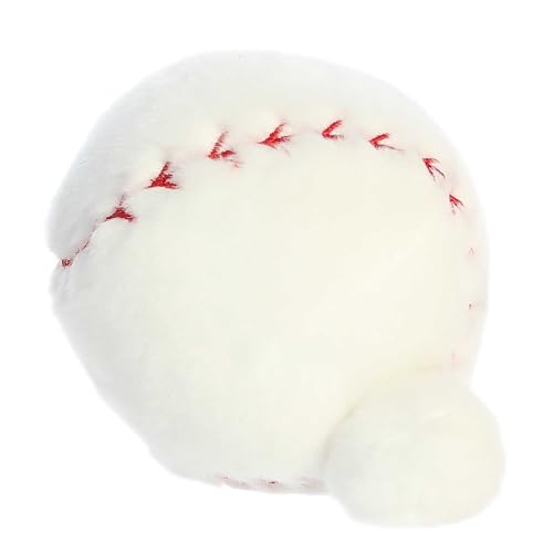 Aurora Adorable Palm Pals Slugger Baseball Stuffed Animal - Pocket-Sized Play - Collectable Fun - White 5 Inches