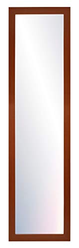 Chely Intermarket, Espejo de Pared Cuerpo Entero 35x140cm(Marco Exterior 42x147cm) MOD-128 (Marrón) Forma Rectangular | Decoración de salón, recibidor, Dormitorio | Acabado Elegante (128-35x140-6,15)