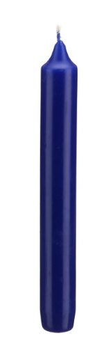 Bougies Droites Bleu Royal, 250 x 25 mm, 12 Bougies