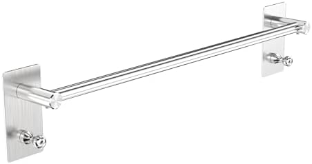 Porte-serviettes Mural En Acier Inoxydable 304, Sans Perçage, à Bras Unique, Brossé, Pour Salle De Bain, Noir | Leroy Merlin