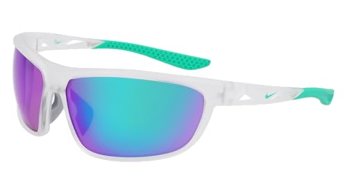 NIKE Sunglasses WINDTRACK RUN EV 24003 902 Matte Clear/Green Mirror, 68/14/135