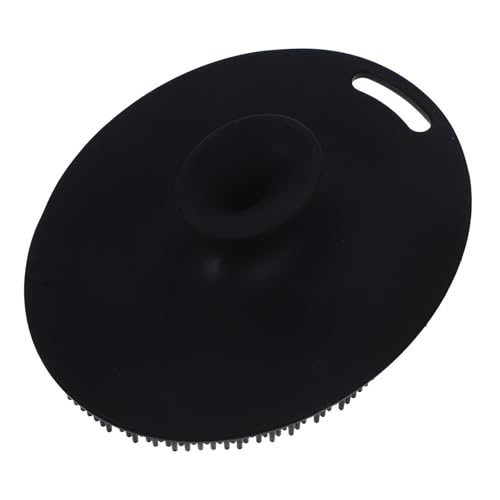 UKCOCO Cepillo Limpiador de Silicona Negro Suave para Limpieza Profunda Cepillo Manual para Eliminar Impurezas y Puntos Negros Adecuado para Cuidado y Corporal