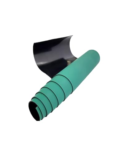 はんだ付けマット、 静電気防止テーブルマット グリーン ゴム製ワークステーション接地パッド 複数サイズ 500 x cm/197 x インチ(500x60cm/197x23.6")