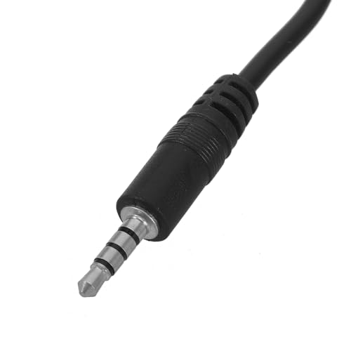 Cable de extensión de audio 3.5 mm macho a hembra SHINEOFI de 10.27 cm pack de 5 unidades para PC 3