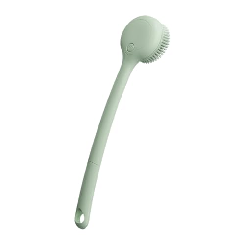Limpia la espalda sin esfuerzo usando el cepillo eléctrico de baño recargable ergonómico