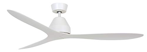 Lucci Air Whitehaven - Ventilador de techo con mando a distancia, ABS, 35 W, color blanco, 142 cm de diámetro
