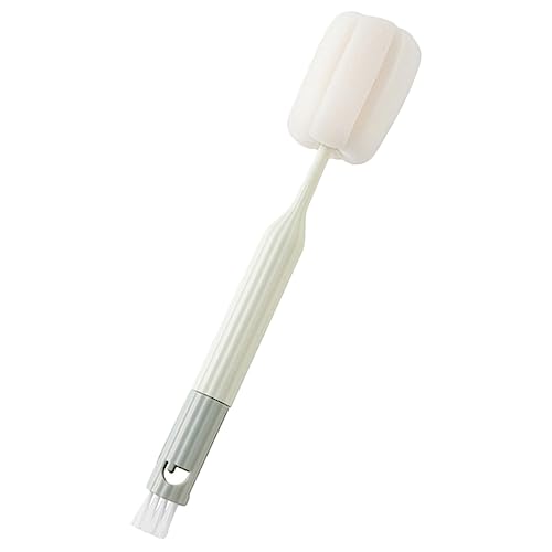 Generic Cleaning Brush Water Bottle Cleaner Brush Bottle Washer Brush Wear-Resistant Bottle Cleaner Bottle Sponge Water Bottle Household Bottle Cleaner Bottle Brush Cleaner White Pp
