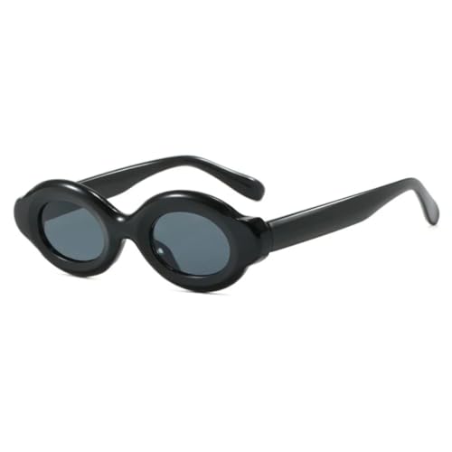 Lunettes de soleil ovales rétro UV400 unisexes avec monture personnalisable
