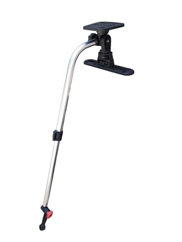 Image of Brocraft Transducer Arm Mount with Universal Mounting Plate /Transducer Mounting Arm with Track System
