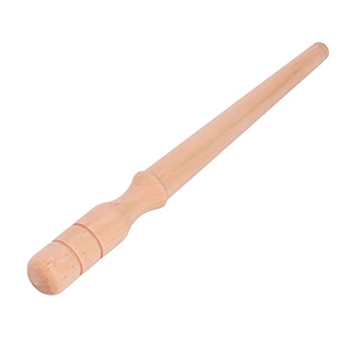 Knitting Ball Winder, Glossy Handheld Size Premium Beech Easy Wooden Yarn Winder Portable for Yarn