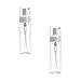 EXCEART 2Pcs 200Ml Vuoto Bottiglie di Schiuma con Viaggi Pompa Schiuma di Sapone Dispenser In Plastica Foamer Pompa Bottiglia Di Lozione Contenitori Di Stoccaggio Sub Bottiglie per