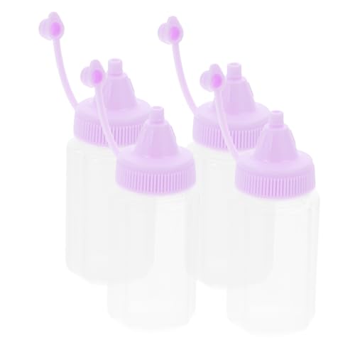 IMIKEYA 4Piezas Exprimidoras de Salsa Reutilizables de Aderezos de Unidades Color para Cocina y Bbq