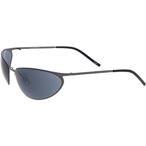zeroUV Matrix Neo Trinity Metal Wire Frame Glasses, Futuristic Sci-Fi Movie Inspired Sunglasses for Men and Women (Gunmetal)3