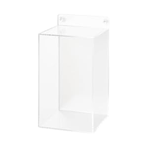 無印良品 壁に付けられるアクリルディスプレイ ボックス型 約幅12.6×奥行12.4×高さ23cm NDG05A3A" 