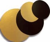 FaisTonGateau Carton rond or et noir pour pâtisserie - 28cm - Lot de 100 Carton à pâtisserie