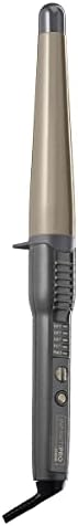 INFINITIPRO BY CONAIR Tourmaline Ceramic 1 1/4-Inch to 3/4-Inch Curling Wand, Tapered wand produces beachy waves