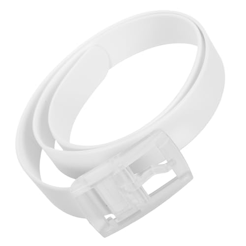 Milisten Adjustable High Elasticity Silicone Belt for Men and Women Versatile Casual and Comfortable Plastic