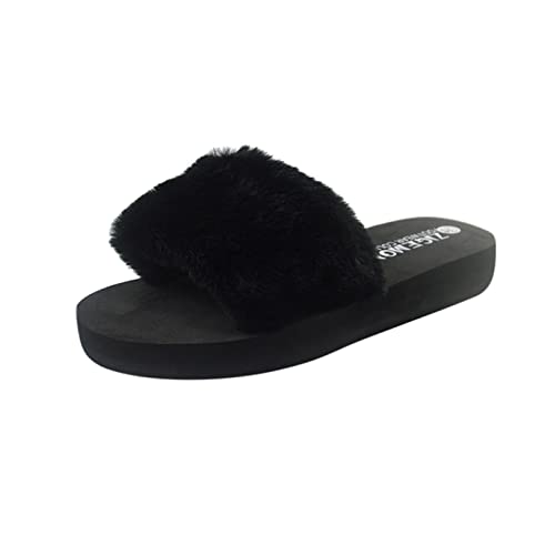 Maison pantoufle en coton bout ouvert couleur unie pour femme cherchant le confort