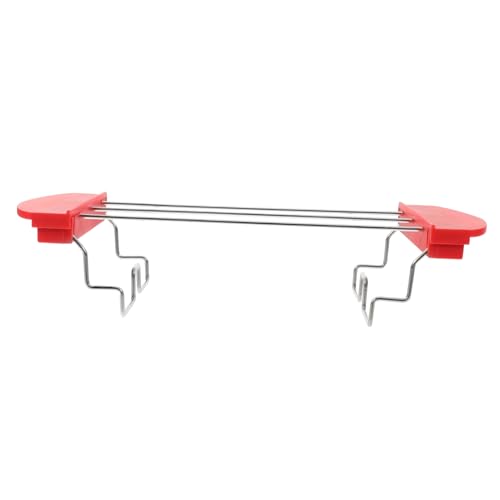 BEBEMOKO Toaster Warming Rack Lightweight Iron Toast Rack for Efficient Space Saving Easy Cleaning for Toaster Oven Kitchen Use for Toast Sandwiches