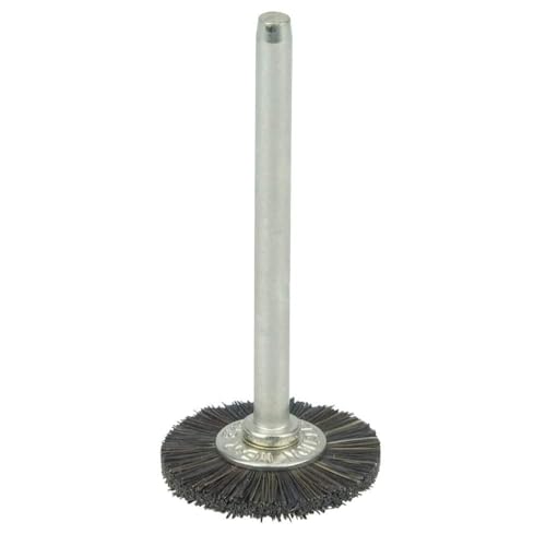 Image of Weiler 26041 3 /4 inch Miniature Wheel, Stiff Hair Fill, 3 /32 inch Stem, Made in the USA (Pack of 144)