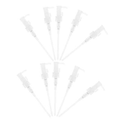 HEALEEP - HEALEEP 10stücke Pumpdispenser aus Kunststoff Ersatz für Lotionpumpenköpfe Dosierspender für Flüssigkeiten Öle und Gesichtsreinigungsprodukte